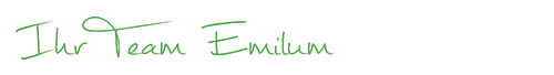 Unterschrift Team Emilum