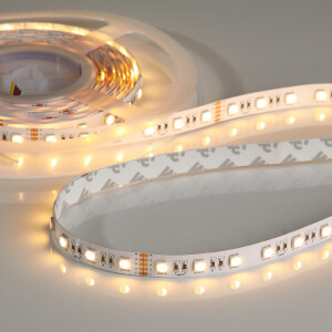 Flex Stripe 24V, 19.2W, RGBW/2700K, CRI90, 60LED, IP20, 12mm