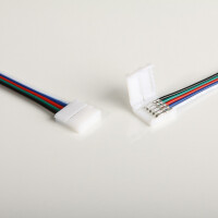 LED Stripe 15cm- Anschlusskabel, 10Stk., 5-polig, 12mm