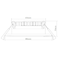 LED-Swing Spot 24V, 5W, 2700K, CRI90