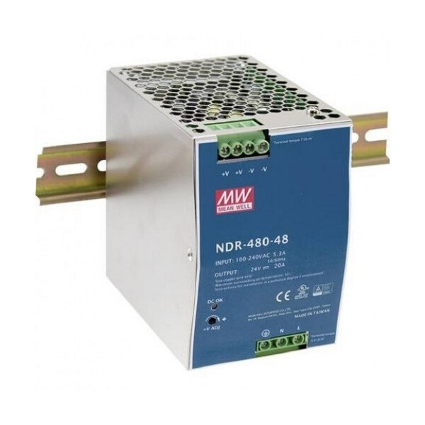 NDR-480-48 Hutschienen-Netzteil (DIN-Rail) Konstantspannung, 480 W 0 - 10 A 48 V/DC PFC