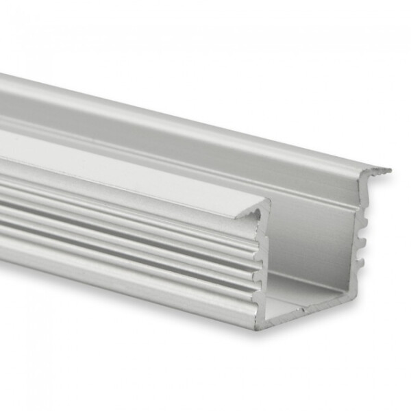 PL3 LED EINBAU-Profil 200 cm, hoch Flügel, LED Stripes max. 12 mm