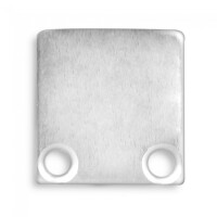 Endkappe E10.2 Aluminium für Profil PL1 in Verbindung mit PL10, 2 STK, inkl. Schrauben