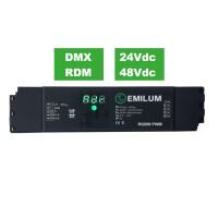 LED-PWM-Ceiling-Dimmer, 4-Kanal, DMX/RDM, 12-48V, 240W (480W @48V)