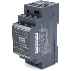 HDR-30-24 Hutschienen-Netzteil (DIN-Rail) Konstantspannung, 36 W 0 - 1,5 A 24 V/DC PFC