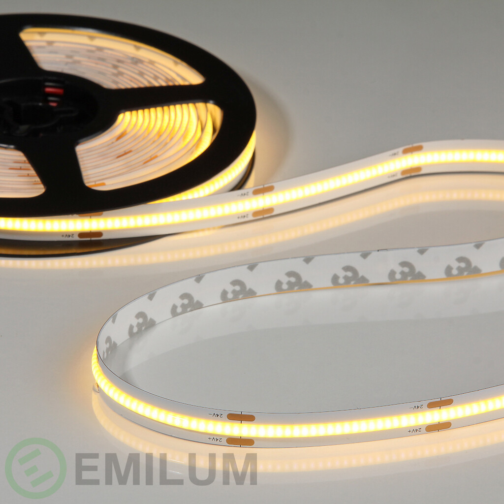 Flex COB-Stripe 24V, 8W, 2700K, CRI90, 320LED, IP20, 8mm