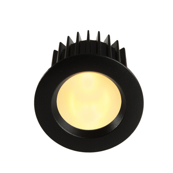 LED-Spot 24V, 8W, 2700K, CRI90 Schwarz