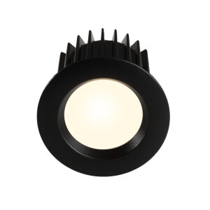 LED-Spot 24V, 8W, 2200K/5700K, CRI90 Schwarz (Tuneable White, CCT)