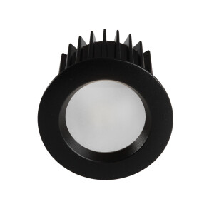 LED-Spot 24V, 8W, 2200K/5700K, CRI90 Schwarz (Tuneable White, CCT)