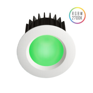 LED-Spot 24V, 8W, RGBW/2700K, CRI90 Weiß