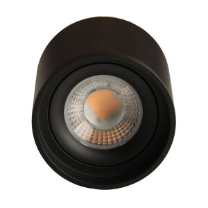 LED Ceiling Spot 24V, 8W, 2200K/5700K, CRI90 (Tuneable White, CCT) Schwarz