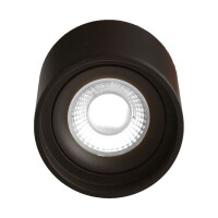 LED Ceiling Spot 24V, 8W, 2200K/5700K, CRI90 (Tuneable White, CCT) Schwarz