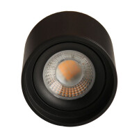 LED Ceiling Spot 24V, 8W, 2700K, CRI90 Schwarz