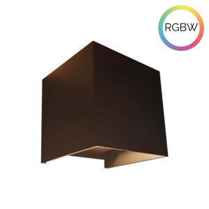 Aplique de pared cúbico para 24 V con RGBW en...