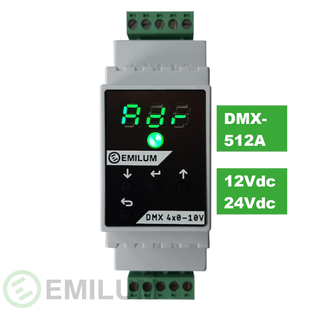 DMX-Aktor, 4xAnalog-Out, 0-10V