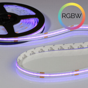 Flex COB RGBW LED-Streifen 24V, 18W, RGBW/2700K, CRI90,...
