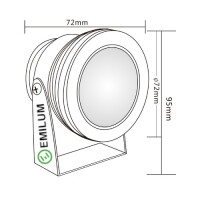 LED-Outdoor-Light  24V, 10W, RGBW/2700K, CRI90