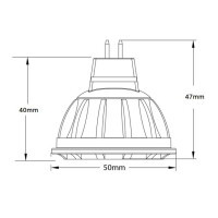 LED-Retrofit-Spot,  24V, 4W, 2700K, MR16 (GU5.3)