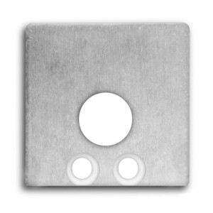 Tapa terminal E59 de aluminio para perfil PN8 con paso de...