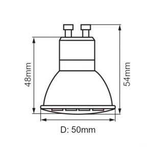 LED-Retrofit-Spot, 24V, 4W, 3000K, GU10