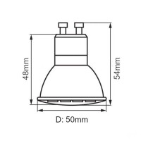 LED-Retrofit-Spot, 24V, 4W, 3000K, GU10