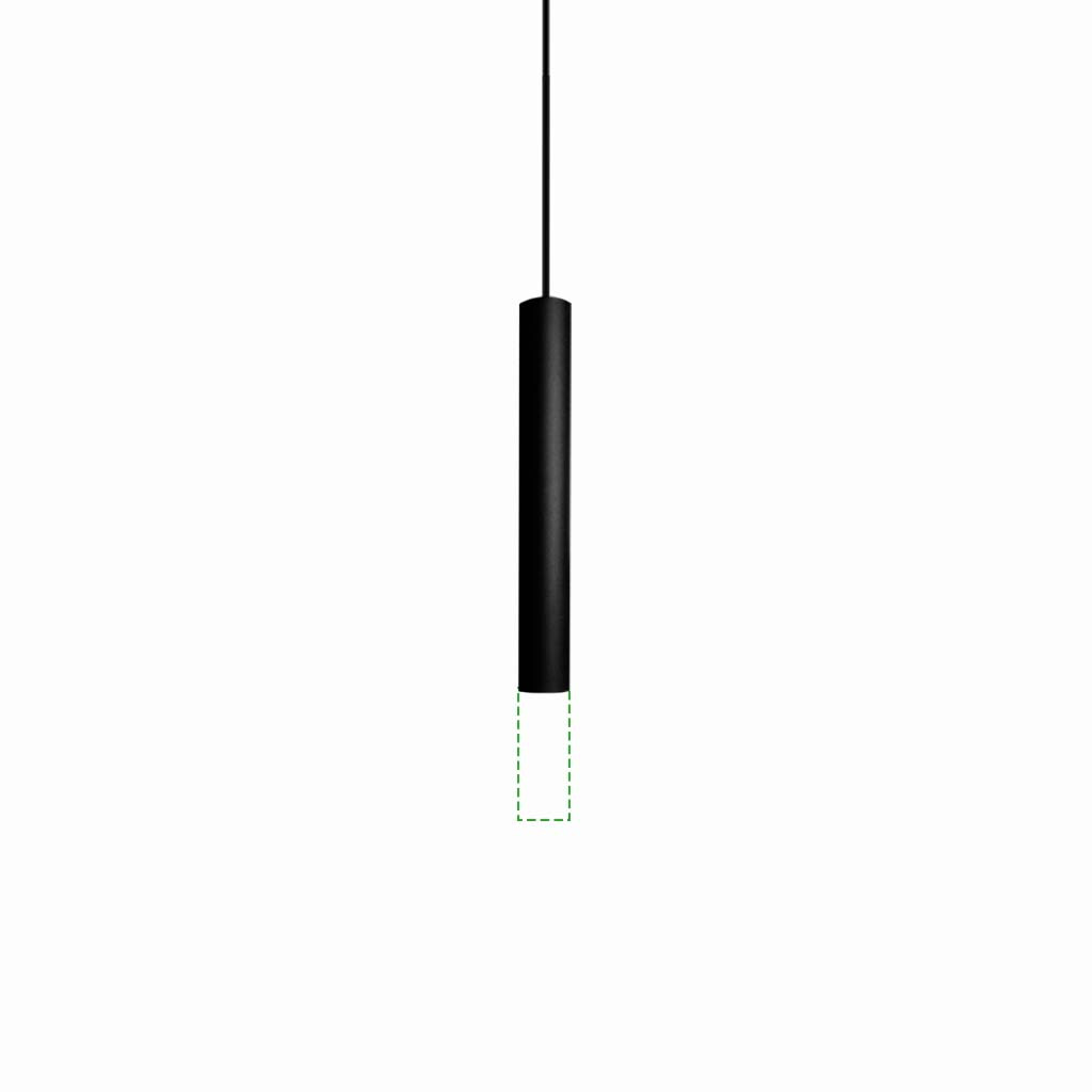 LED Pendant Light, Basebody black, 300mm