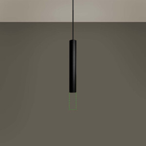 LED Pendant Light, Basebody black, 300mm