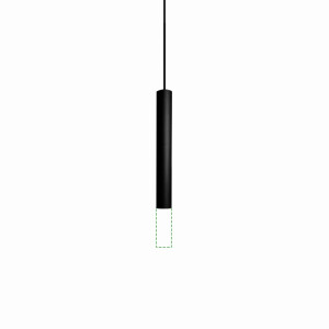 LED Pendant-Light Basebody black 300mm