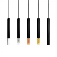 24V Pendant Light in schwarz, weiß, chrome, gold und rosegold