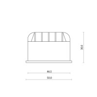 LED-Spot 24V, MR16, 5W, Dim to Warm, 3000K-2200K, CRI90