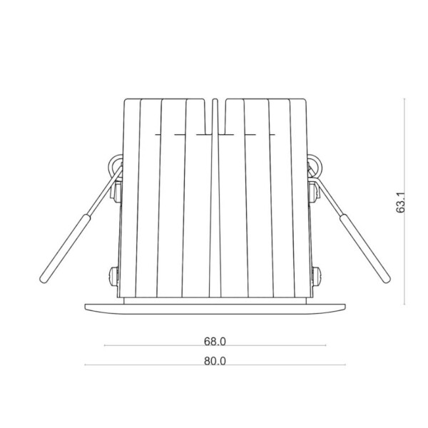LED-Spot 24V, 10W, 2200K/5700K, CRI90 (Tuneable White, CCT)