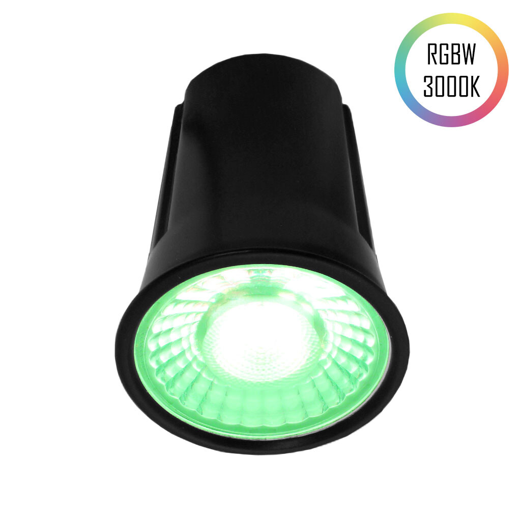 LED-Spot 24V, MR16, 7W, RGBW/3000K, CRI90