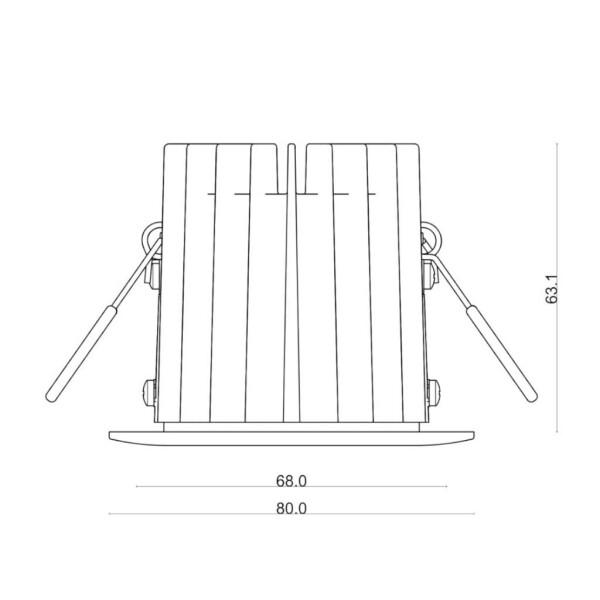 LED-Spotlight 24V, 10W, Dim to Warm, CRI90