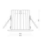 LED-Spotlight 24V, 10W, Dim to Warm, CRI90